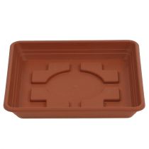 Artikel Coaster Lara firkantet 29cm x 29cm terracotta, 1stk