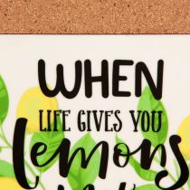 Artikel Coasters Citron Dækkeservietter Sommer Assorteret 19,5×19,5cm 6stk