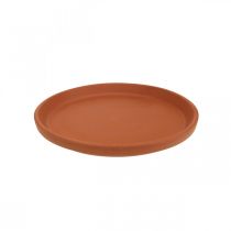 Artikel Coaster, skål af keramik, terracotta ler Ø13,5cm