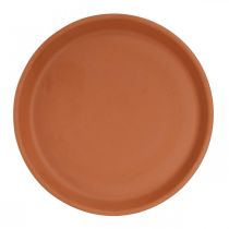 Artikel Coaster, skål af keramik, terracotta ler Ø13,5cm