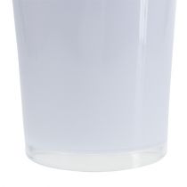 Artikel Vase “Fizzy” Ø13,5cm H20,5cm hvid 1 stk