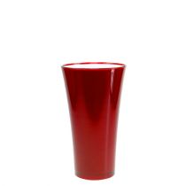 Artikel Vase “Fizzy” Ø13,5cm H20cm rød, 1stk