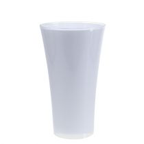 Artikel Vase &quot;Fizzy&quot; Ø20cm H35cm hvid, 1stk