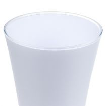 Artikel Vase “Fizzy” Ø20cm H35cm hvid 1 stk
