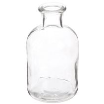 Vase glasflaske vase glasflaske klar Ø5,5cm H10cm 6 stk