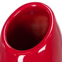 Artikel Dekorativ vase med læbestiftdesign til kunstige blomster med lange stilke, 38 cm