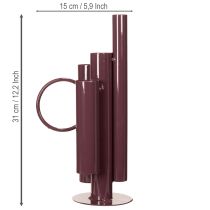 Artikel Slank, moderne vase til elegant borddekoration; eksklusiv dekorativ vase med et slående design; 31 cm