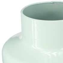 Artikel Vase Metal Vase Dekoration Mintgrøn Pastel Ø16,5cm H23,5cm