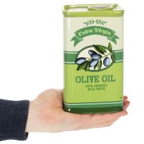 Artikel Olivenolievase, keramik, ideel til køkkendekoration og middelhavsbord, 18 cm