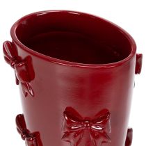 Artikel Dekorativ vase-støvle med sløjfedesign 37 cm