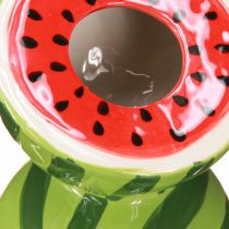 Artikel Vase vandmelon keramik vase sommer dekoration keramik H22cm