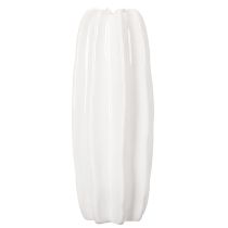 Artikel Ribbet vase, moderne keramikvase til tørrede blomster, 40 cm
