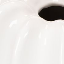 Artikel Ribbet vase, moderne keramikvase til tørrede blomster, 40 cm