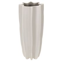 Artikel Moderne ribbet vase, høj dekorativ vase til tørrede blomster, 38 cm