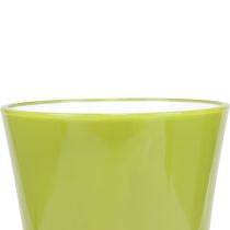 Artikel Vase Grøn Blomstervase Dekorativ Vase Fizzy Oliven Ø16,5cm H27cm