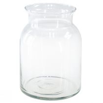 Dekorativ glasvase lanterne glas klar Ø18,5cm H25,5cm