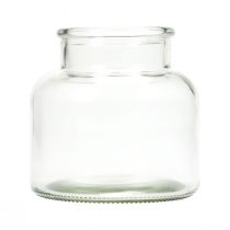 Minivaser glas dekorative retro glasvaser Ø12cm H12cm 6stk