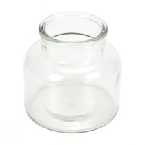 Minivaser glas dekorative retro glasvaser Ø12cm H12cm 6stk