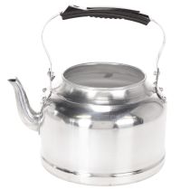Artikel Vintage dekorativ tekande/plantebæger, metal med zinklook, Ø19 cm H15 cm
