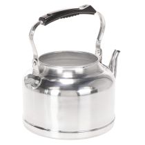 Artikel Vintage dekorativ tekande/plantebæger, metal med zinklook, Ø19 cm H15 cm