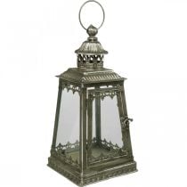 Vintage dekorativ lanterne metal lanterne havelanterne H33cm