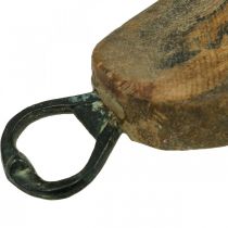 Vintage dekoration, sko med flaskeåbner, sko sidste dekoration L15–23cm
