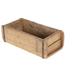 Artikel Vintage trækasse plantekasse murstensformet træ 30 cm