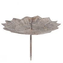 Artikel Vintage lysestage grå til stik i Ø11cm H8,5cm 4stk