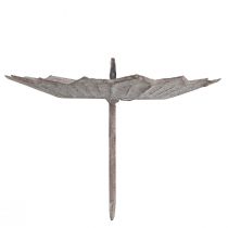 Artikel Vintage lysestage grå til stik i Ø11cm H8,5cm 4stk