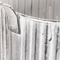 Artikel Vintage plantekasse Ø17cm, dekorativ vandkande, metalplantekasse shabby chic
