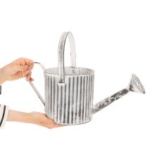 Artikel Vintage plantekasse Ø17cm, dekorativ vandkande, metalplantekasse shabby chic