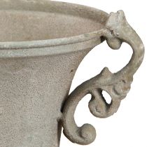 Artikel Vintage trofæ grå metal trofæ med håndtag H22,5cm