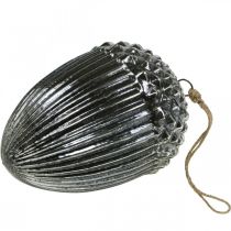 Artikel Vintage juletræsdekoration agern glas julevedhæng H20cm Ø14cm