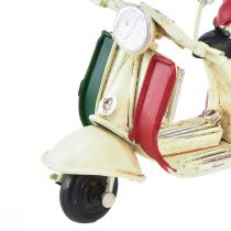 Artikel Vintage dekorativ metal scooter borddekoration sommer L12cm