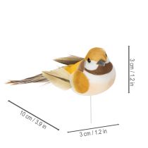 Artikel Fuglepynt til festlig bordpynt. Alsidige fuglepæle, 10 cm, 12 stk.
