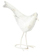 Artikel Fugledekoration Metal i hvidguld Vintage 29cmx24,5cm