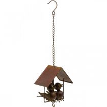 Artikel Deco fugle til ophængning rust deco metal brun 14,5×16cm