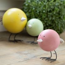 Artikel Kyllinge-dekorationsfigurer med rundt design for lette og legende detaljer, 9,5 cm, 3 stk.