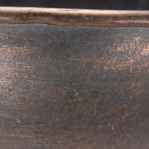 Artikel Dekorativt fuglebad, blomsterskål med espalier, nostalgisk look, stilfuld haveaccessoire, 75 cm