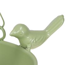 Artikel Vejrbestandig fuglefoderautomat med kædeophæng og dekorative fugle, 47 cm