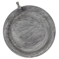 Artikel Dekorativt fuglebad med fint bladmønster i vintagestil, 74 cm
