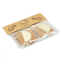 Artikel Honeycomb kugler honeycomb kugler Julecreme glitter Ø7cm 4stk