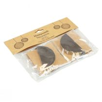 Artikel Honeycomb kugler Jule honeycomb kugler sort guld Ø8cm 4stk