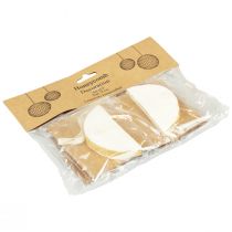 Artikel Honeycomb bolde honeycomb bolde jule hvid glitter Ø8cm 4stk