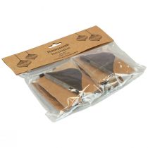 Artikel Honeycomb Kugler Honeycomb Kugler Løg Sort Guld Ø8cm 4stk