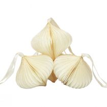 Artikel Honeycomb kugler honeycomb kugler løg hvidguld Ø8cm 4 stk