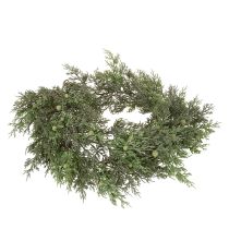 Artikel Kunstig enebærguirlande, juledekoration til bord eller vindue, 185 cm