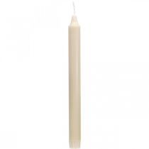 PURE vokslys pindelys creme Sahara 250/23mm naturlig voks 4 stk.