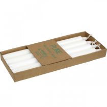 Artikel PURE vokslys pindelys hvid 250/23mm naturlig voks 4 stk.