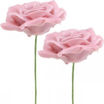 Voksroser deco roser voksroser Ø8cm 12st